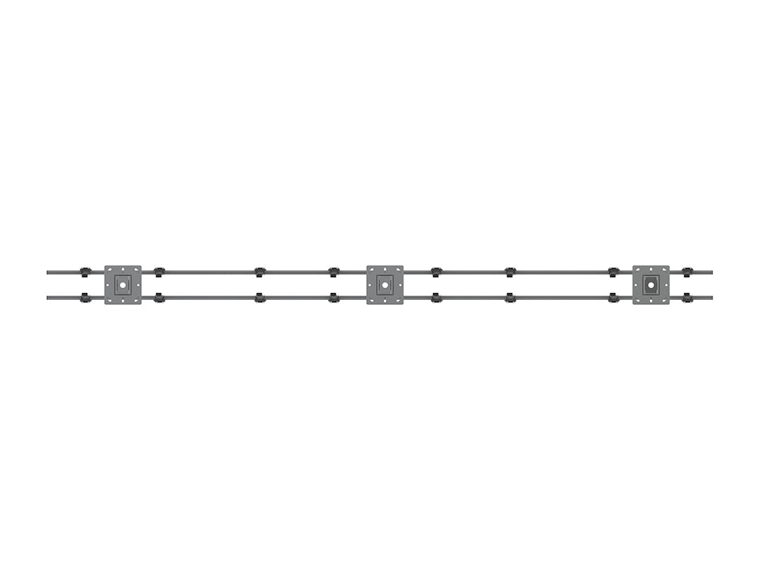 Multibrackets 40"-65" MBC4X1U2 Dual-Side Ceiling Mount with 3m Extension for 8 Screens Ceiling Mount Bracket Multibrackets