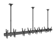 Multibrackets 40"-65" MBC4X1U2 Dual-Side Ceiling Mount with 3m Extension for 8 Screens Ceiling Mount Bracket Multibrackets