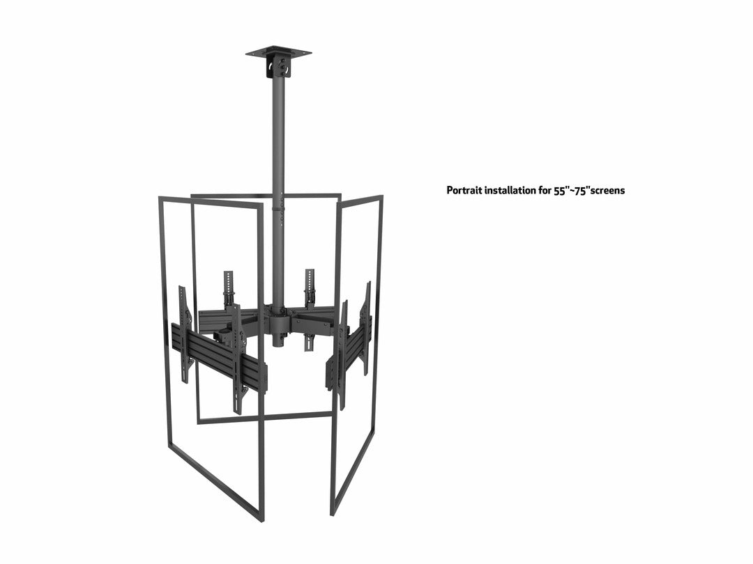 Multibrackets MBC3U Display Ceiling Mount Pro Ceiling Mount Bracket Multibrackets