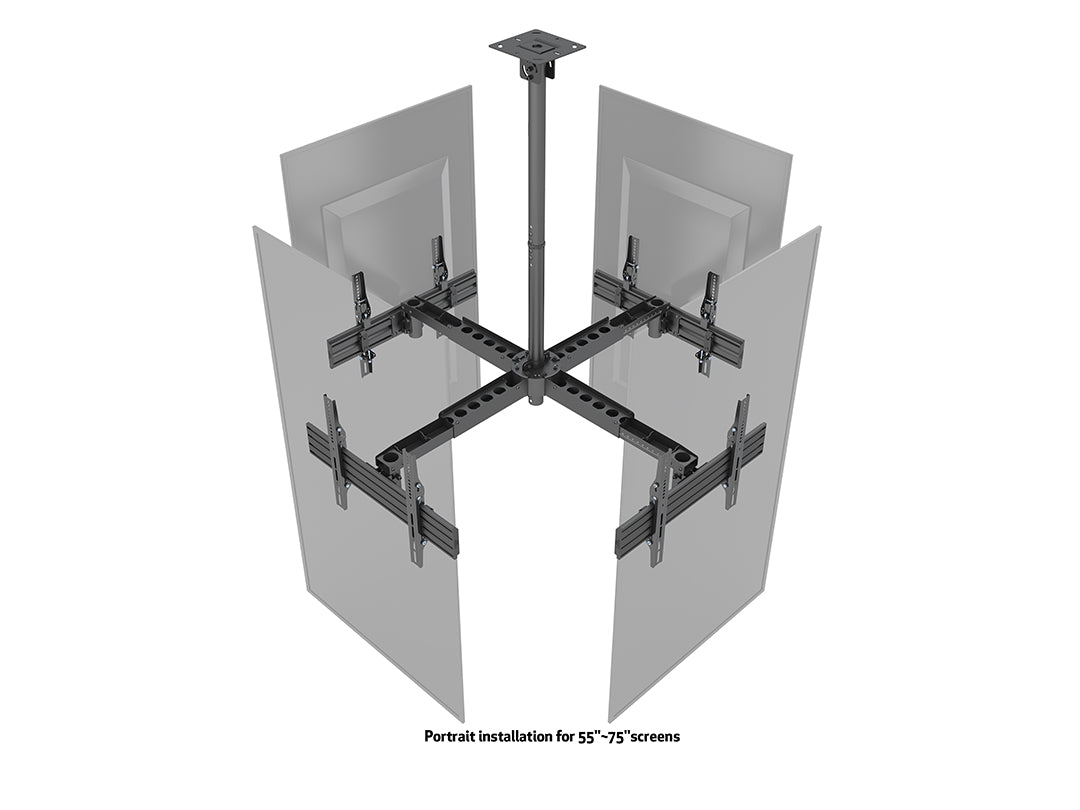 Multibrackets MBC4U Display Ceiling Mount Pro Ceiling Mount Bracket Multibrackets