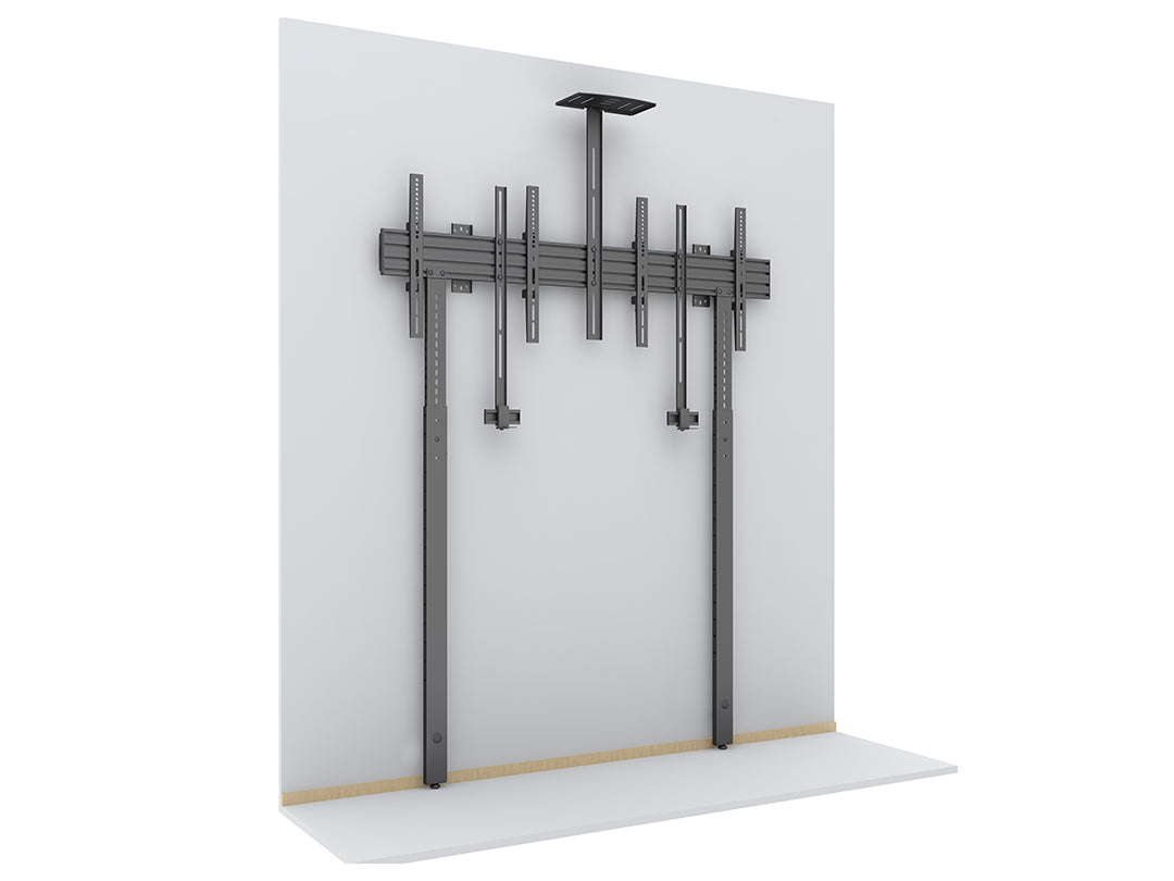 Multibrackets M Pro Series Floor Support - 1025-1750mm Black Mounting Accessory Multibrackets