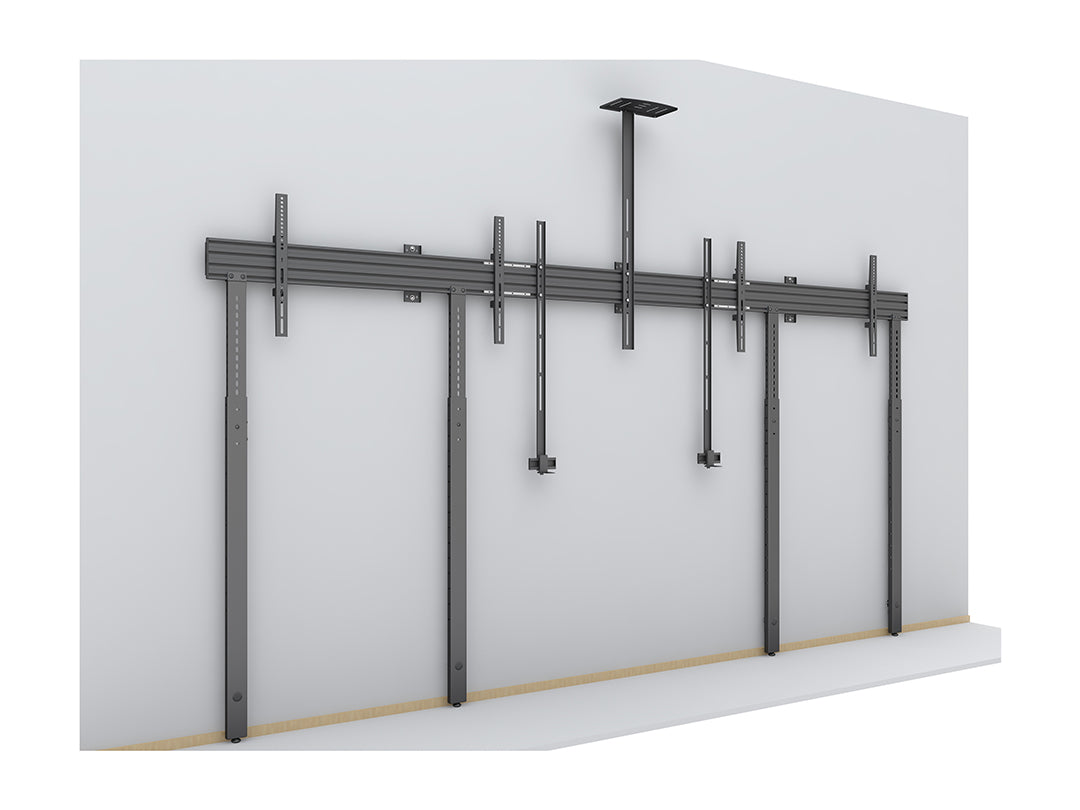 Multibrackets M Pro Series Floor Support - 1025-1750mm Black Mounting Accessory Multibrackets