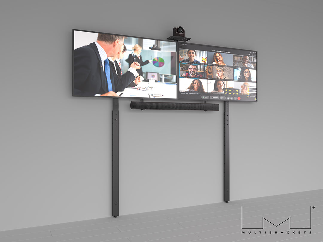 Multibrackets M Pro Series Floor Support - 1025-1750mm Black Mounting Accessory Multibrackets