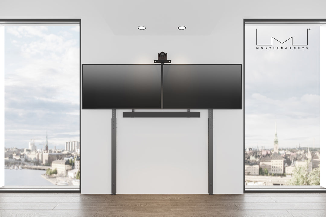 Multibrackets M Pro Series Floor Support - 1025-1750mm Black Mounting Accessory Multibrackets