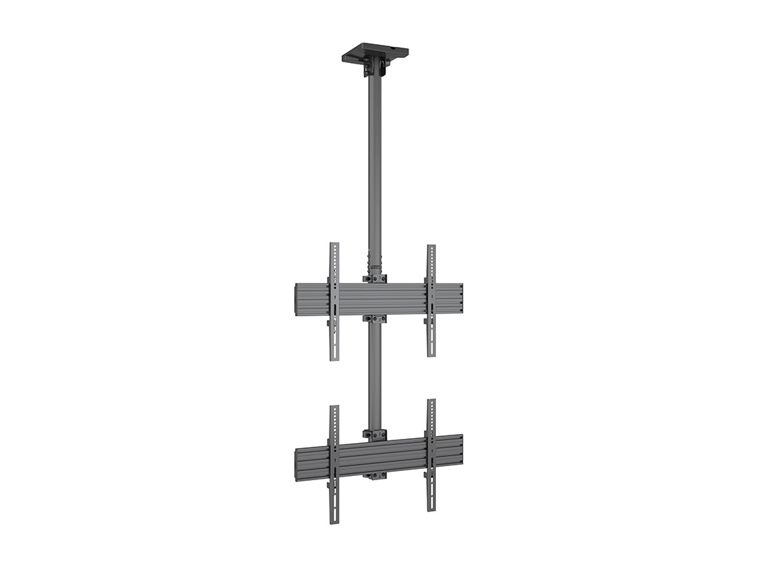 Multibrackets 3m 40" - 65" Dual Display Menu Board Ceiling Mount For 2 Screens Ceiling Mount Bracket Multibrackets