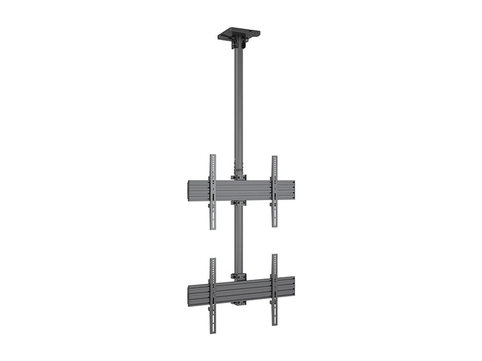 Multibrackets 3m 40" - 65" Dual Display Menu Board Ceiling Mount For 2 Screens Ceiling Mount Bracket Multibrackets