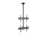 Multibrackets 3m 40" - 65" Dual Display Menu Board Ceiling Mount For 2 Screens