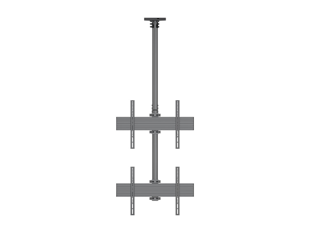 Multibrackets 3m 40" - 65" Dual Display Menu Board Ceiling Mount For 2 Screens Ceiling Mount Bracket Multibrackets