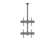 Multibrackets 3m 40" - 65" Dual Display Menu Board Ceiling Mount For 2 Screens Ceiling Mount Bracket Multibrackets