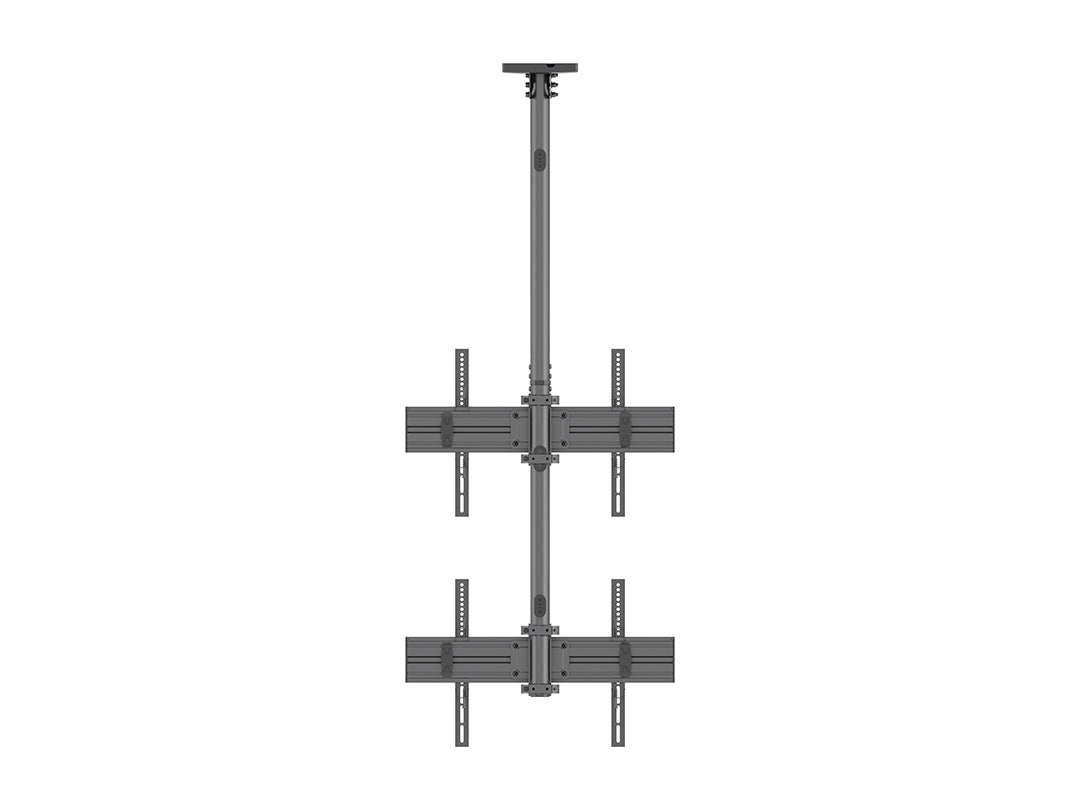 Multibrackets 3m 40" - 65" Dual Display Menu Board Ceiling Mount For 2 Screens Ceiling Mount Bracket Multibrackets