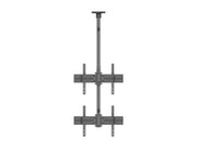 Multibrackets 3m 40" - 65" Dual Display Menu Board Ceiling Mount For 2 Screens Ceiling Mount Bracket Multibrackets