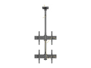 Multibrackets 3m 40" - 65" Dual Display Menu Board Ceiling Mount For 2 Screens Ceiling Mount Bracket Multibrackets