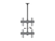 Multibrackets 3m 40" - 65" Dual Display Menu Board Ceiling Mount For 2 Screens Ceiling Mount Bracket Multibrackets