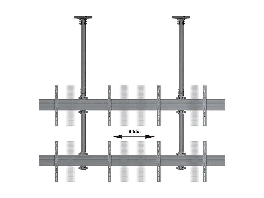 Multibrackets MBC2X2U Display Ceiling Mount Pro Ceiling Mount Bracket Multibrackets