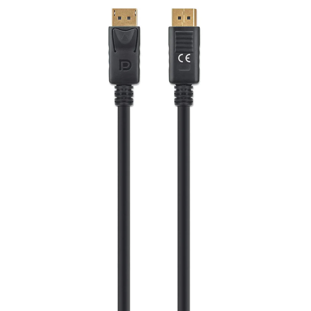 Manhattan DisplayPort 1.4 8K@60Hz 2m Cable | 355575 HDMI Cable Manhattan