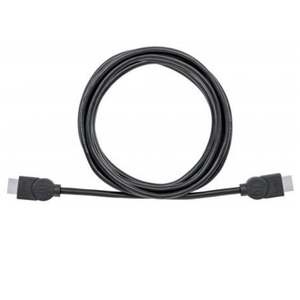Manhattan 355735 HDMI Cable With Ethernet 2m 4K/60Hz Male/Male Black Polybag HDMI Cable Manhattan