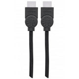 Manhattan 355735 HDMI Cable With Ethernet 2m 4K/60Hz Male/Male Black Polybag
