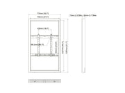 Multibrackets M Pro Series - Enclosure 65" Kiosk Black Signage Display Enclosures Multibrackets
