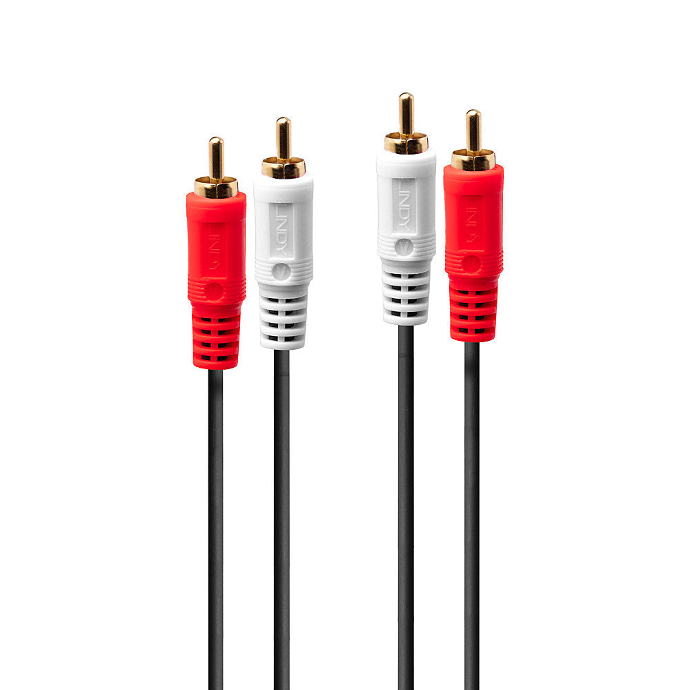 Lindy Premium 5m Audio Cable 2xPhono Stereo | 35663 Audio / Video Cable Lindy