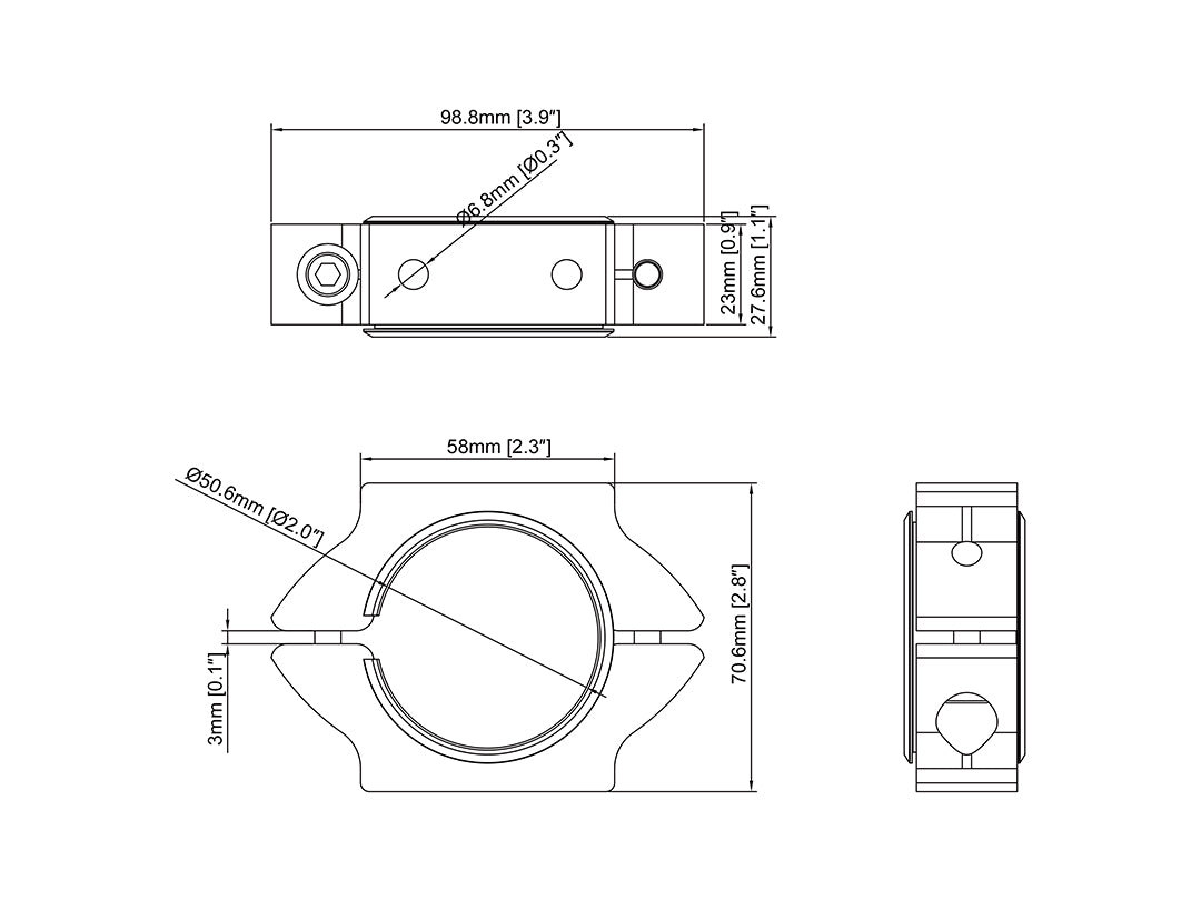 Multibrackets M Pro Series Pole Clamp Ring Mounting Accessory Multibrackets