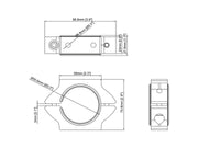 Multibrackets M Pro Series Pole Clamp Ring Mounting Accessory Multibrackets