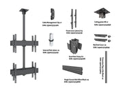 Multibrackets MBC2U2 Display Ceiling Mount Pro Ceiling Mount Bracket Multibrackets