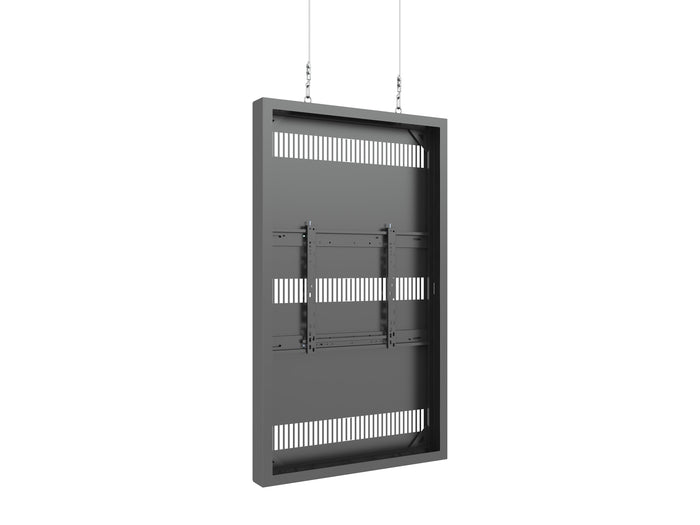 Multibrackets M Pro Series Enclosure 65" High Brightness Wire Medium Black Signage Display Enclosures Multibrackets