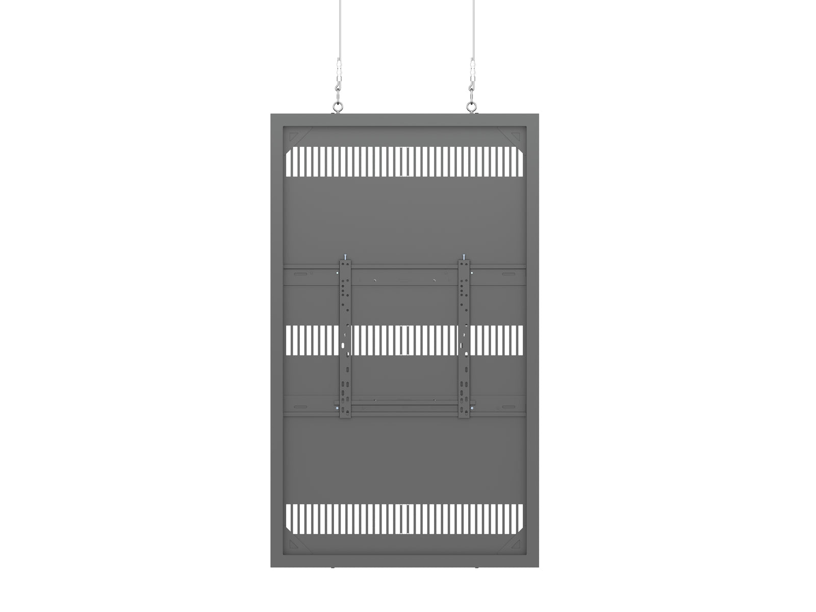 Multibrackets M Pro Series Enclosure 65" High Brightness Wire Medium Black Signage Display Enclosures Multibrackets