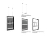 Multibrackets M Pro Series Enclosure 65" High Brightness Wire Medium Black Signage Display Enclosures Multibrackets