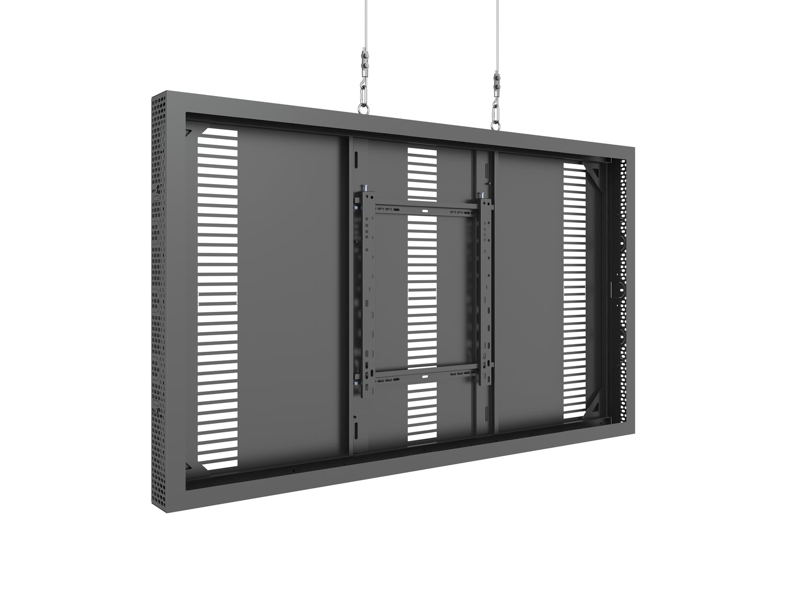 Multibrackets M Pro Series Enclosure 65" High Brightness Wire Medium Black Signage Display Enclosures Multibrackets