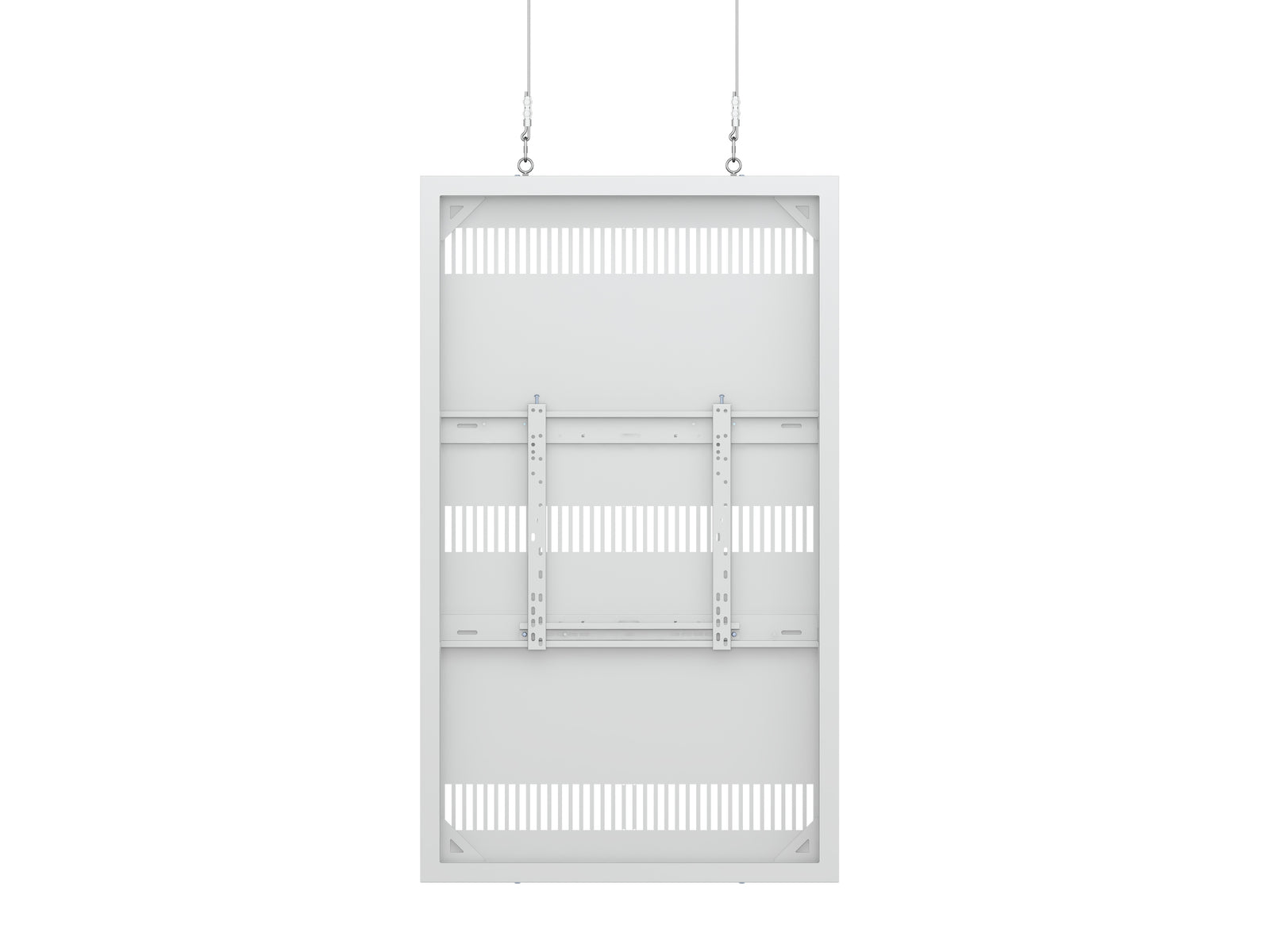 Multibrackets M Pro Series Enclosure 65" High Brightness Wire Medium White Signage Display Enclosures Multibrackets