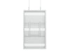 Multibrackets M Pro Series Enclosure 65" High Brightness Wire Medium White Signage Display Enclosures Multibrackets