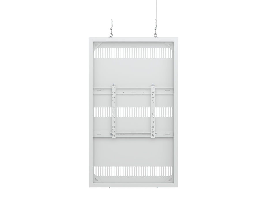 Multibrackets M Pro Series Enclosure 65" High Brightness Wire Medium White Signage Display Enclosures Multibrackets