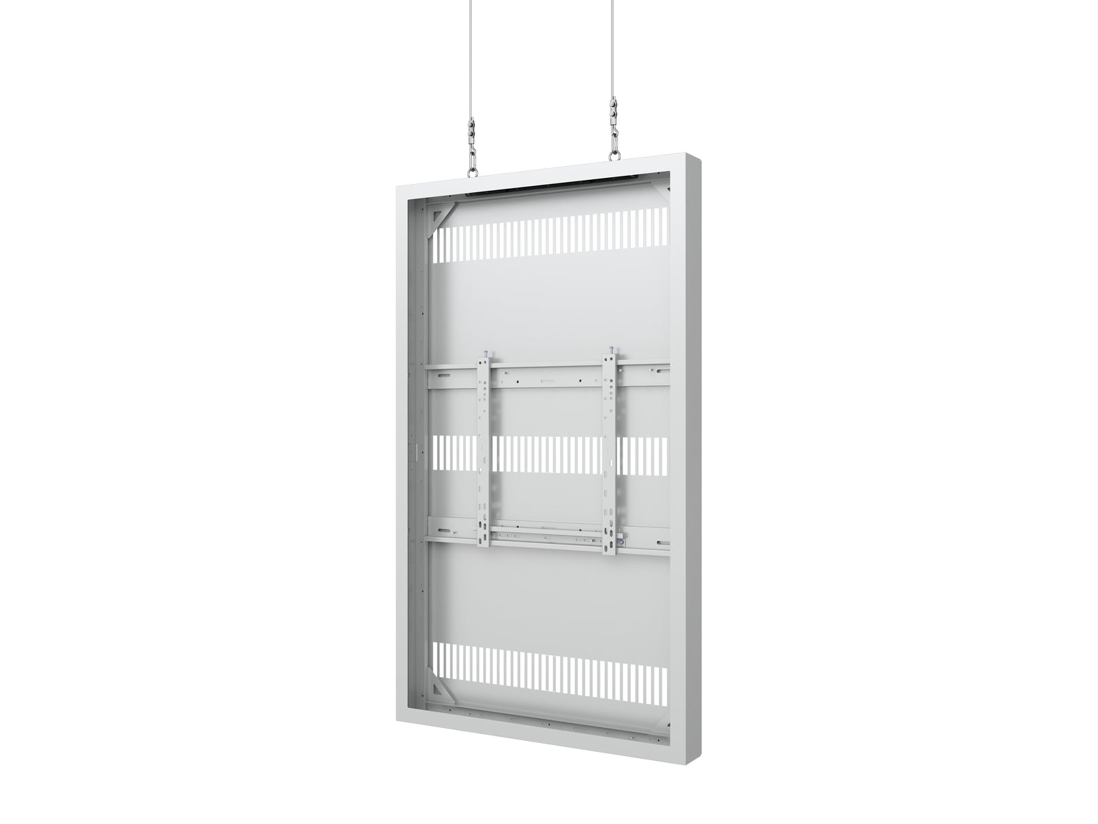 Multibrackets M Pro Series Enclosure 65" High Brightness Wire Medium White Signage Display Enclosures Multibrackets
