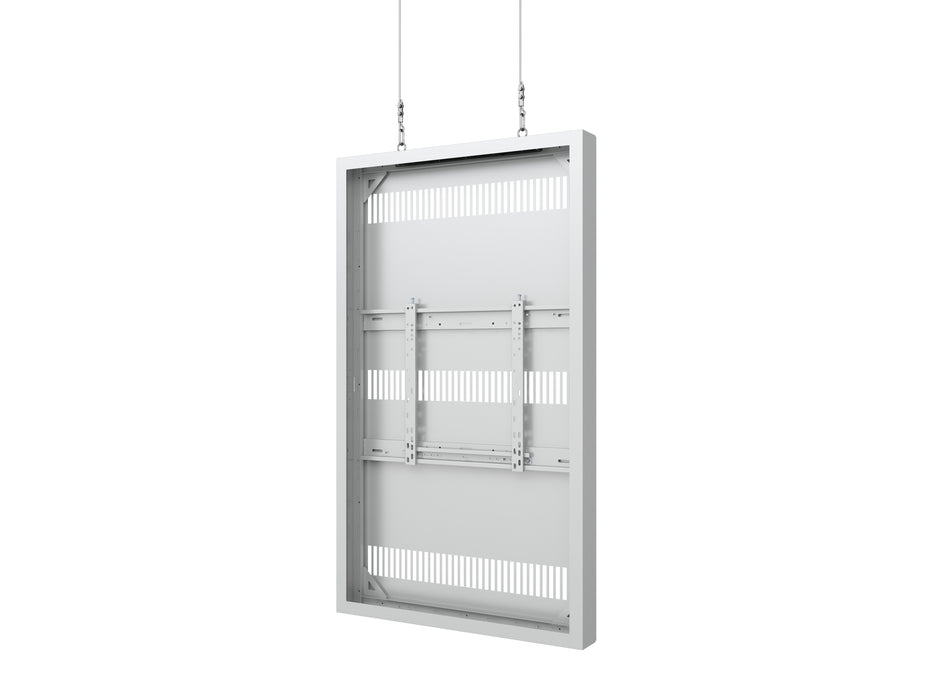 Multibrackets M Pro Series Enclosure 65" High Brightness Wire Medium White Signage Display Enclosures Multibrackets