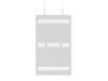 Multibrackets M Pro Series Enclosure 65" High Brightness Wire Medium White Signage Display Enclosures Multibrackets