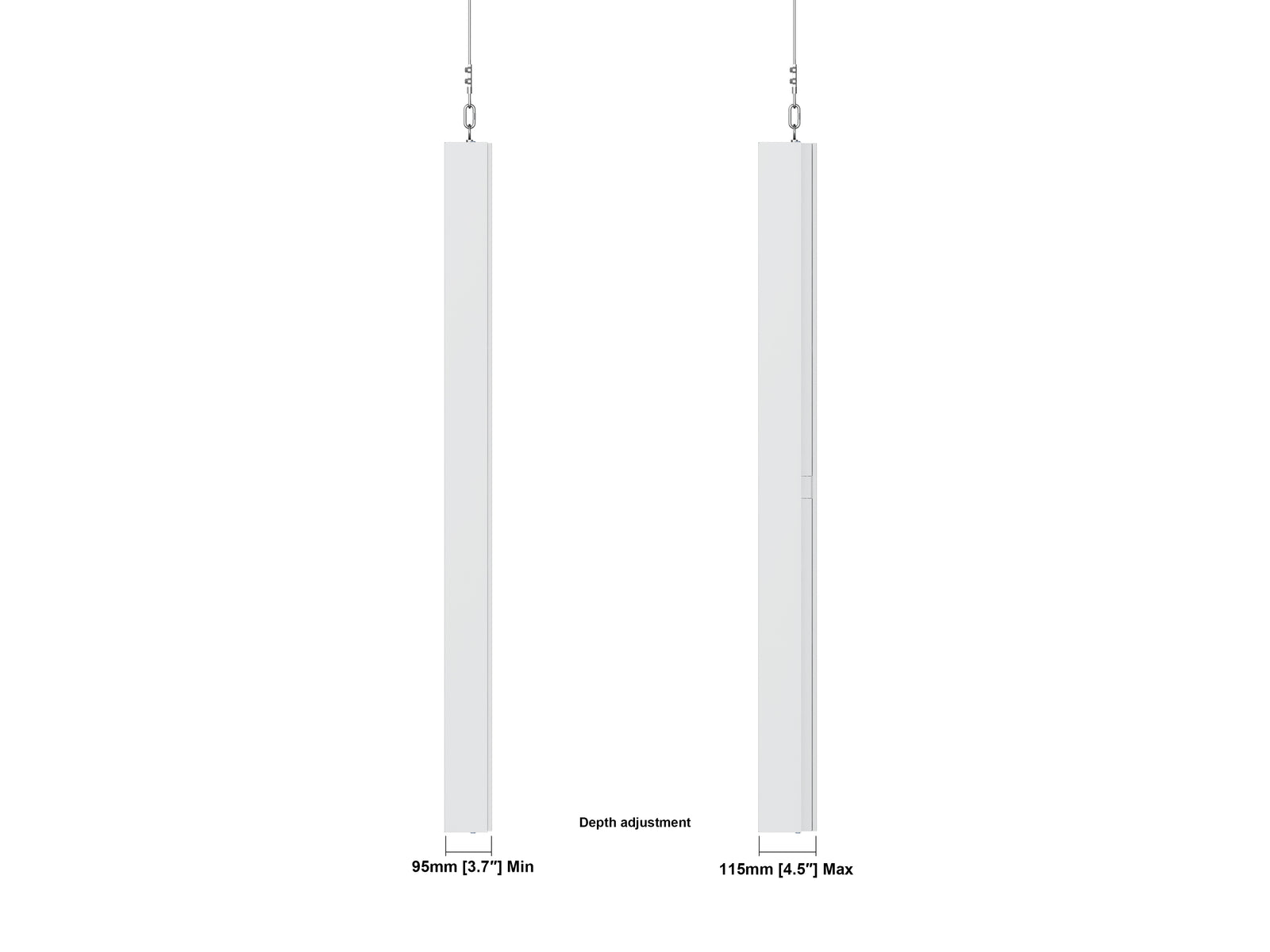 Multibrackets M Pro Series Enclosure 65" High Brightness Wire Medium White Signage Display Enclosures Multibrackets