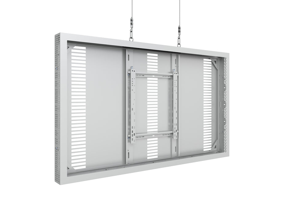 Multibrackets M Pro Series Enclosure 65" High Brightness Wire Medium White Signage Display Enclosures Multibrackets
