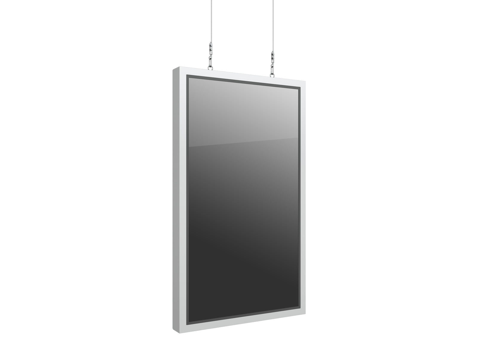 Multibrackets M Pro Series Enclosure 65" High Brightness Wire Medium White Signage Display Enclosures Multibrackets