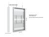 Multibrackets M Pro Series Enclosure 65" High Brightness Wire Medium White Signage Display Enclosures Multibrackets
