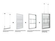 Multibrackets M Pro Series Enclosure 65" High Brightness Wire Medium White Signage Display Enclosures Multibrackets