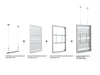 Multibrackets M Pro Series Enclosure 65" High Brightness Wire Medium White Signage Display Enclosures Multibrackets