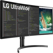LG 35'' UltraWide™ QHD HDR VA Curved Monitor | 35WN75CP-B.AEK Desktop Monitor LG