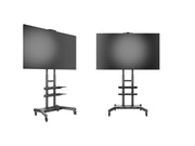 Multibrackets M Public Floorstand Basic 180 Plus | For 55" - 80" Screens Mobile Trolley Multibrackets