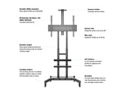 Multibrackets M Public Floorstand Basic 180 Plus | For 55" - 80" Screens Mobile Trolley Multibrackets