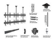 Multibrackets MBC3X2U2 Display Ceiling Mount Pro Ceiling Mount Bracket Multibrackets