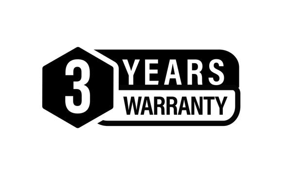 3-year Warranty