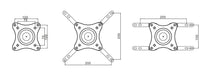 Multibrackets VESA Flexarm 360° TV Wall Mount - 15" to 32" Screen Wall Mount Bracket Multibrackets