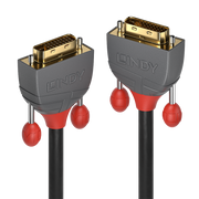 Lindy 5m DVI-D Dual Link Cable, Anthra Line | 36224 Audio / Video Cable Lindy