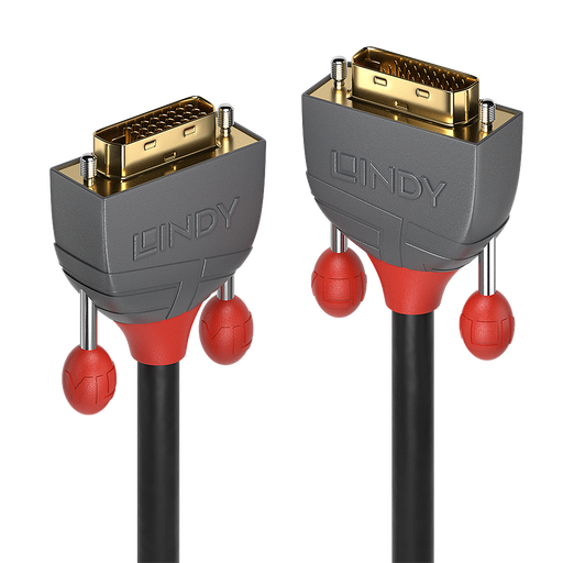 Lindy 5m DVI-D Dual Link Cable, Anthra Line | 36224 Lindy Cable Lindy